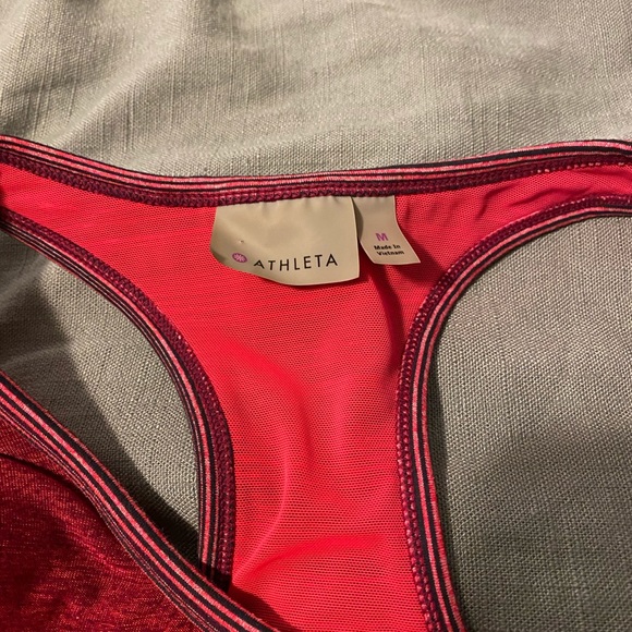 Pink Athleta tank - Picture 4 of 8